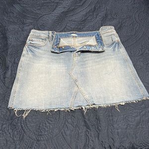 Old Navy White Wash Denim Skirt